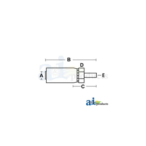 (HC-MW) Male Standpipe - Rigid - Straight 3" x5" x1"